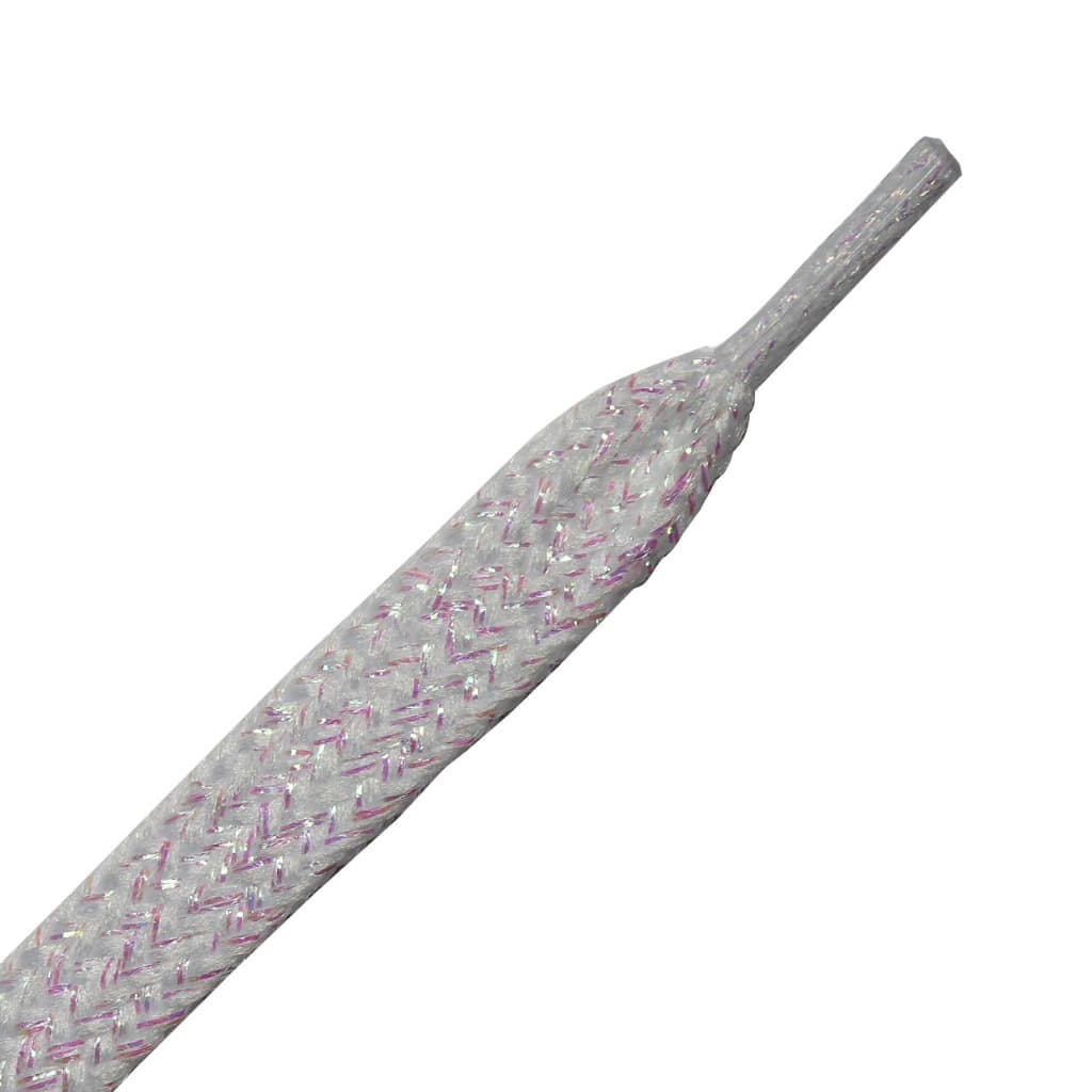 Cadarço Brilhante Feminino Branco Gritter Brilho strass