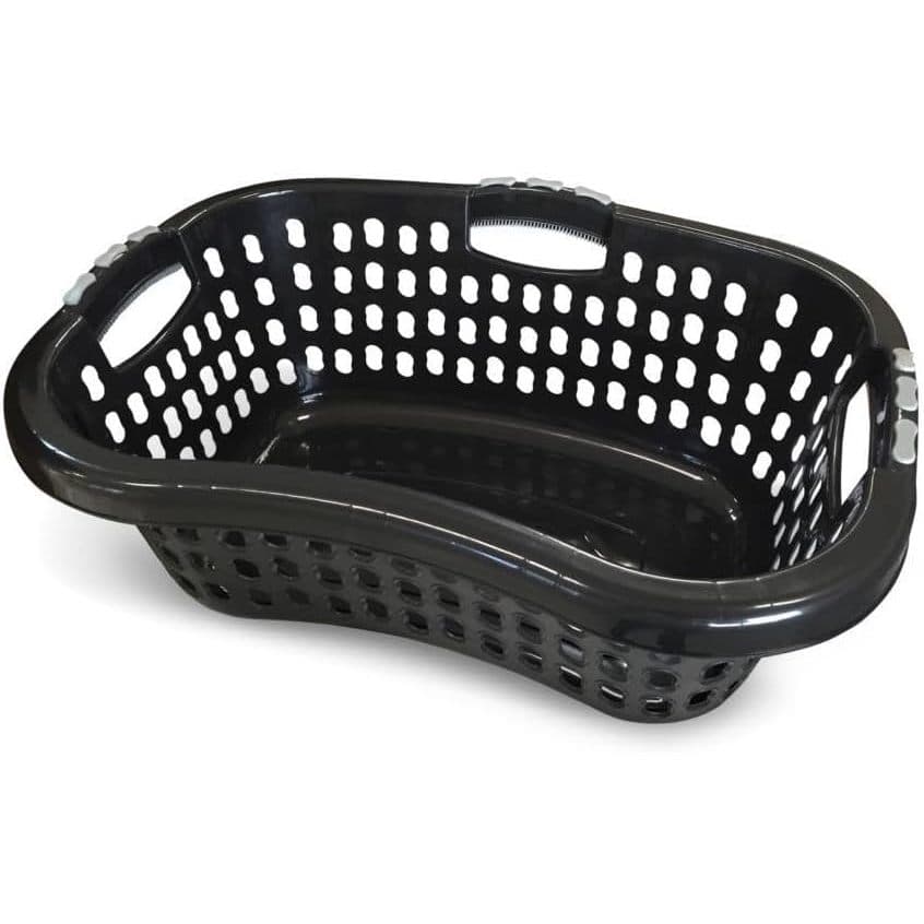 Cesto Telado Angular 32 lts Preto para Lavanderia- Arqplast