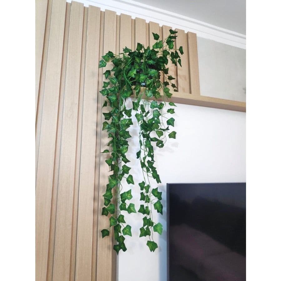 Arranjo Pendente Semelhante ao Natural + Vaso Trançado Vime Arranjo 100cm