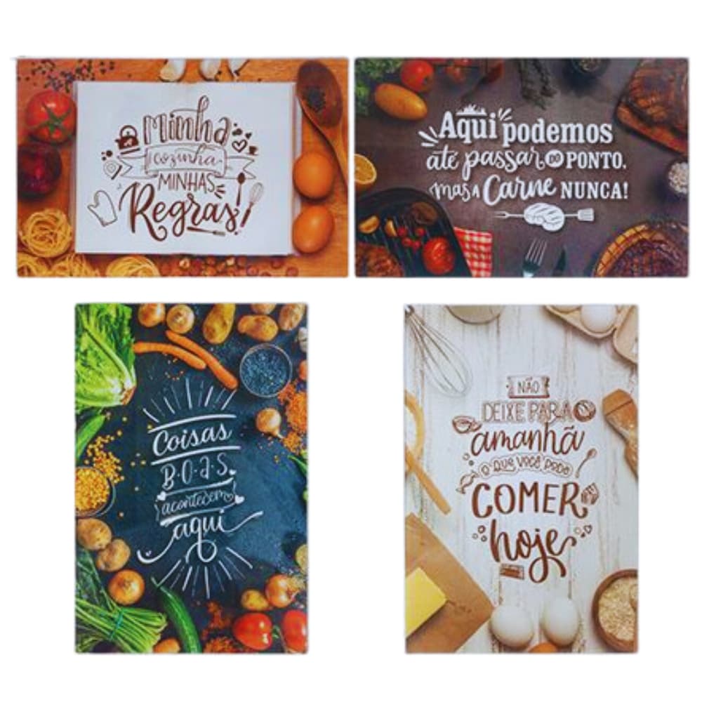 Tábua de Corte Carne Estampada Vidro Temperado antibacterias Antimanchas cheiro e risco 20x30  cm