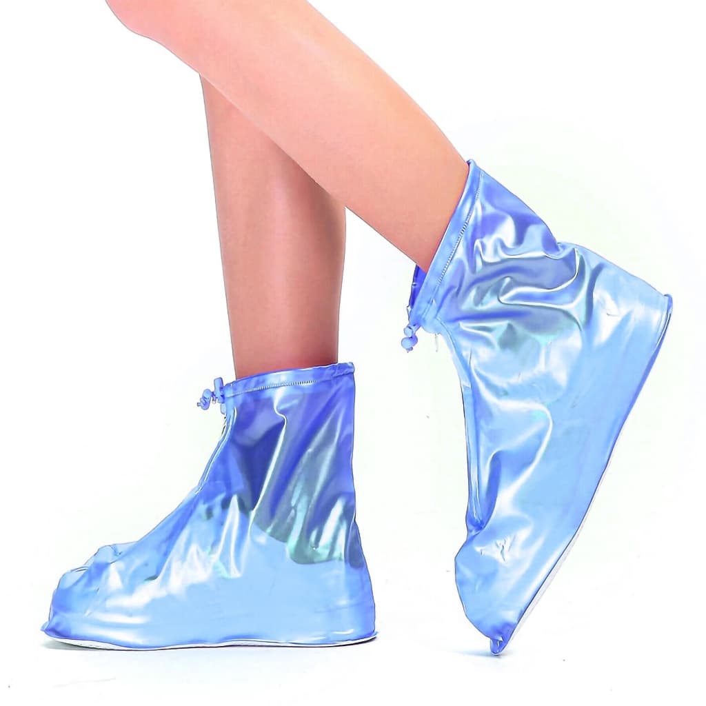 Capa de Chuva para Sapato Reutilizável Cano Alto Impermeável PVC - A699