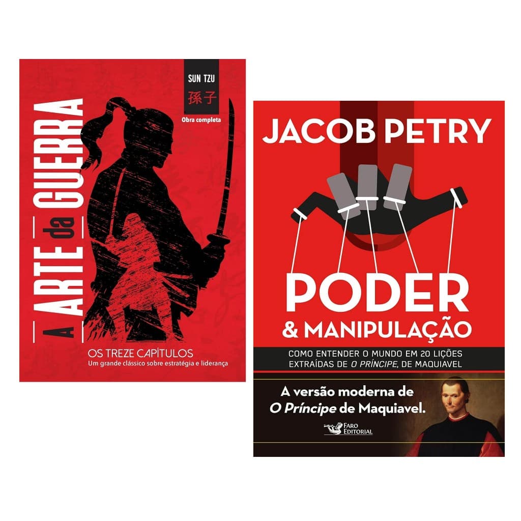 Livro A Arte da Guerra + Poder e Manipulação