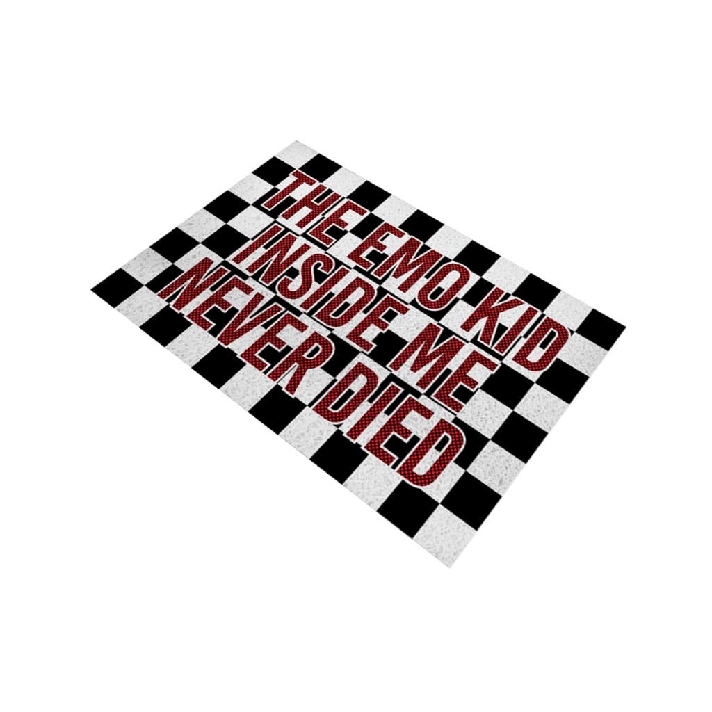 Tapete Para Porta Divertido Capacho Frase The Emo Kid Ca781