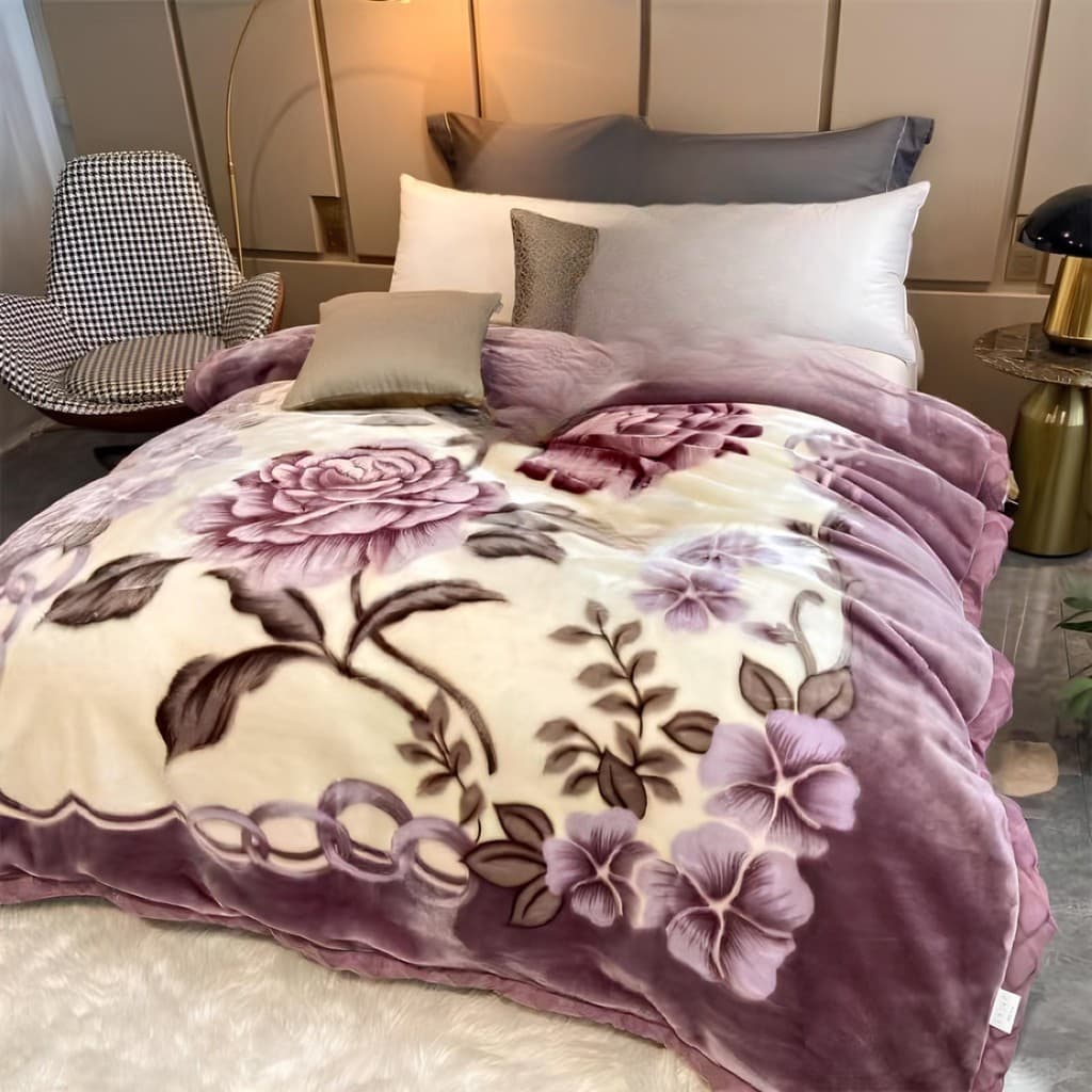 Cobertor Manta Casal 2,00x1,80m Antialérgico Toque Macio Cores e Estampas Sortidas