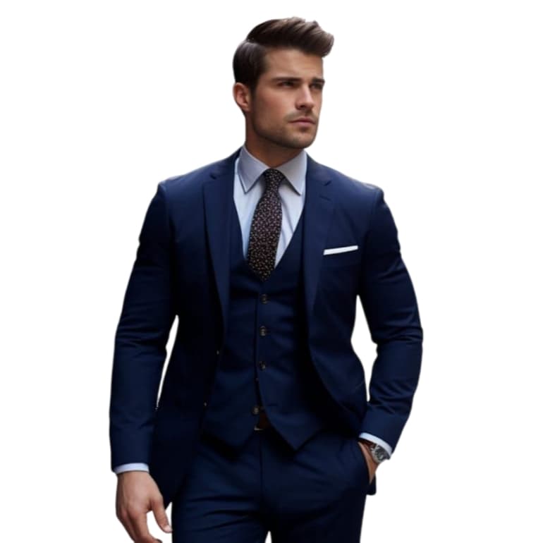 Terno Slim Masculino Corte Italiano - Paletó+Calça