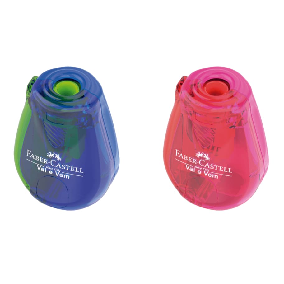 Apontador Escolar Vai e Vem - Faber Castell