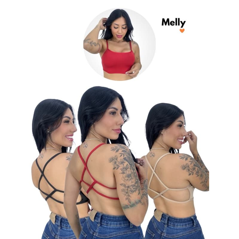 kit 3 top transpassado modinha fitness sem bojo moda gringa e casual