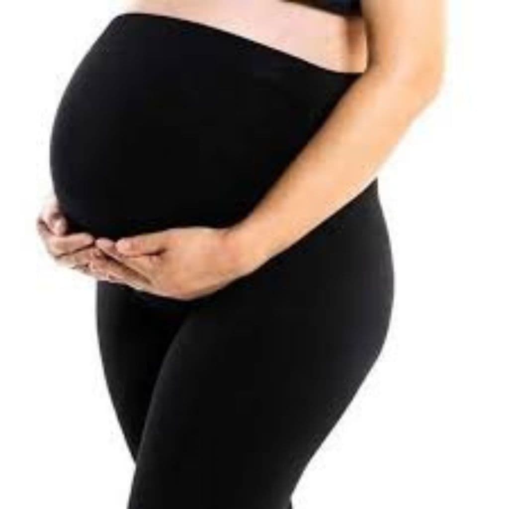 Calça Legging Gestante Plus Size Com Elastano Moda Gestação Ultraconfort Grávida Não Aperta a Barriga Extremo Conforto