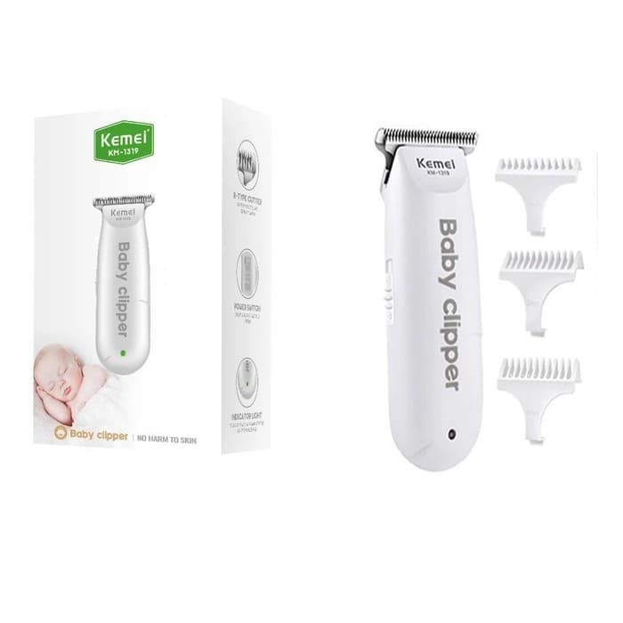 Mini Maquina Cortar Cabelo Bebe Crianca Portatil Kemei 1319