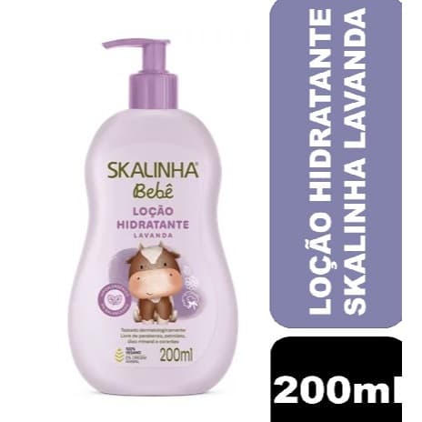 LOÇÃO HIDRATANTE CORPORAL SKALINHA BEBÊ LAVANDA COM 200ML Skala