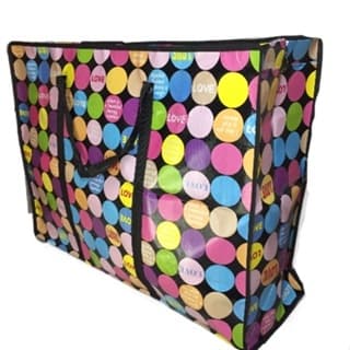 Kit com 2 Bolsas Grande Viagem Impermeável Sacolão Feirinha 80X60 cm Grande