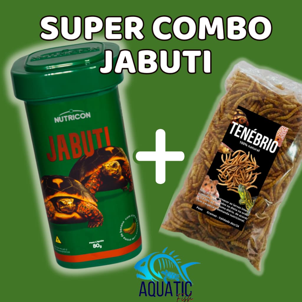 Mix Ração para Jabuti Nutricon e Proteína Natural fonte de Cálcio e Lipídio
