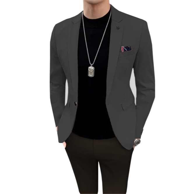 Blazer Slim Masculino Casual Reforçado (premium)