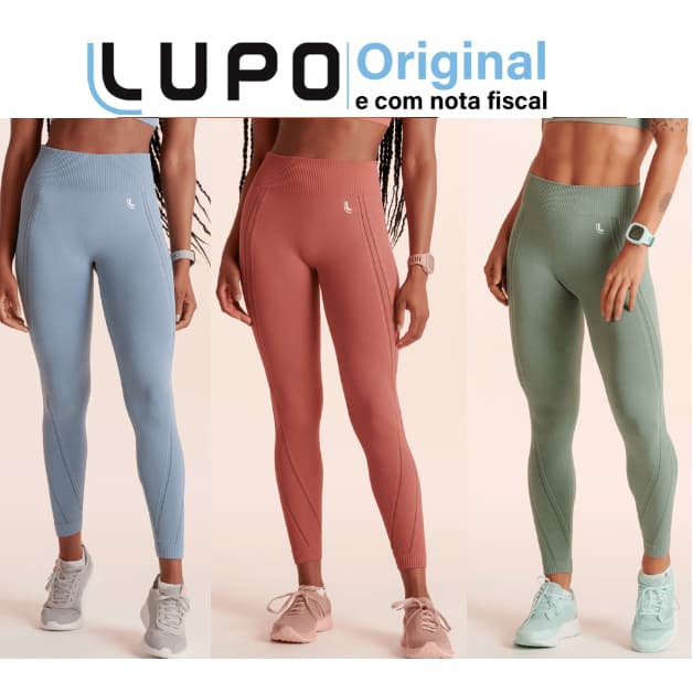 Calça Leg Legging Max Lupo Sport Tecnologia Sem Costura Seamless Dry para Treino de Alto Rendimento