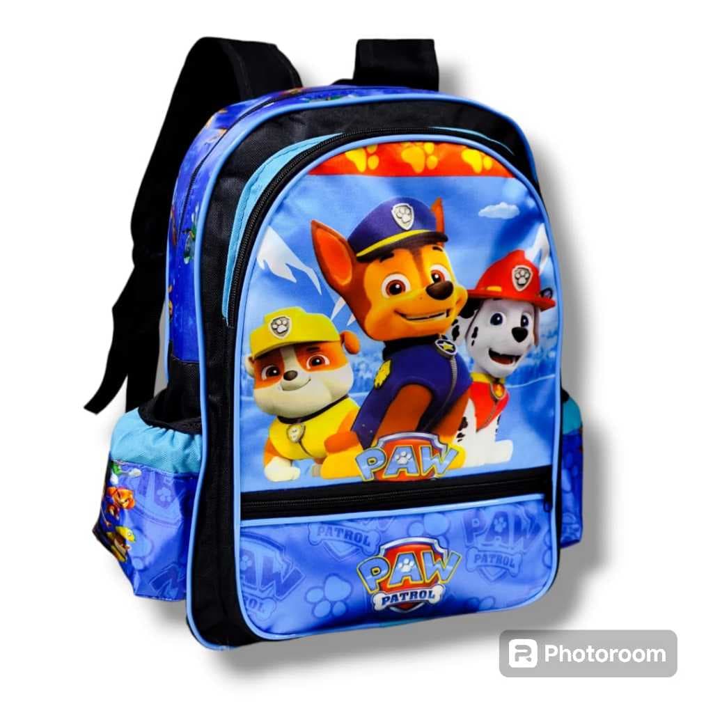 Mochila infantil escolar de costa patrulha canina menino mochila grande