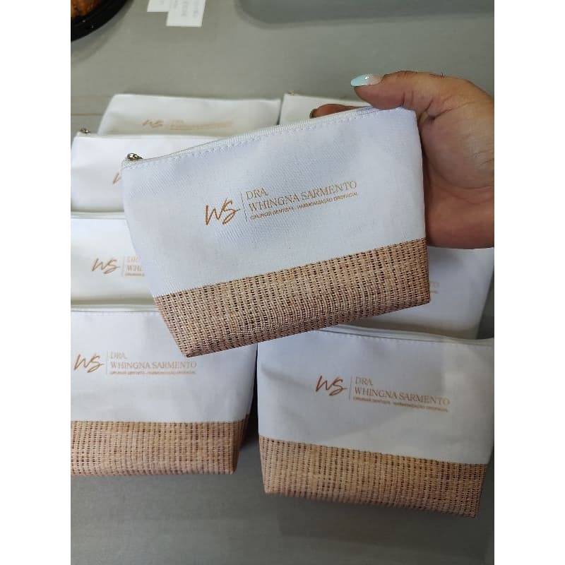 Kit 15 Necessaire Bolsa Personalizada Lembrancinha