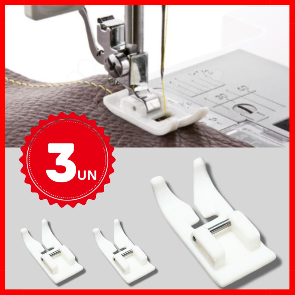 Sapata Calcador de Teflon para Maquina de Costura Domestica