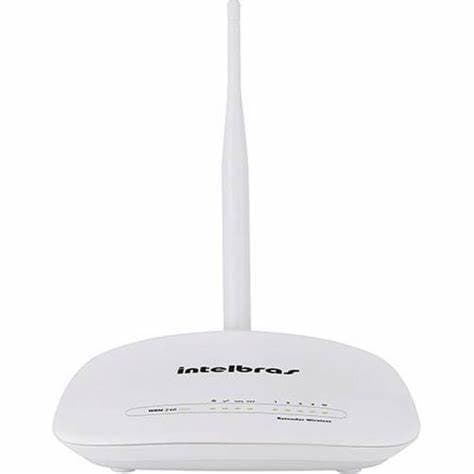 Roteador Intelbras Wireless WRN 240 slim 1 antena com fonte USADO