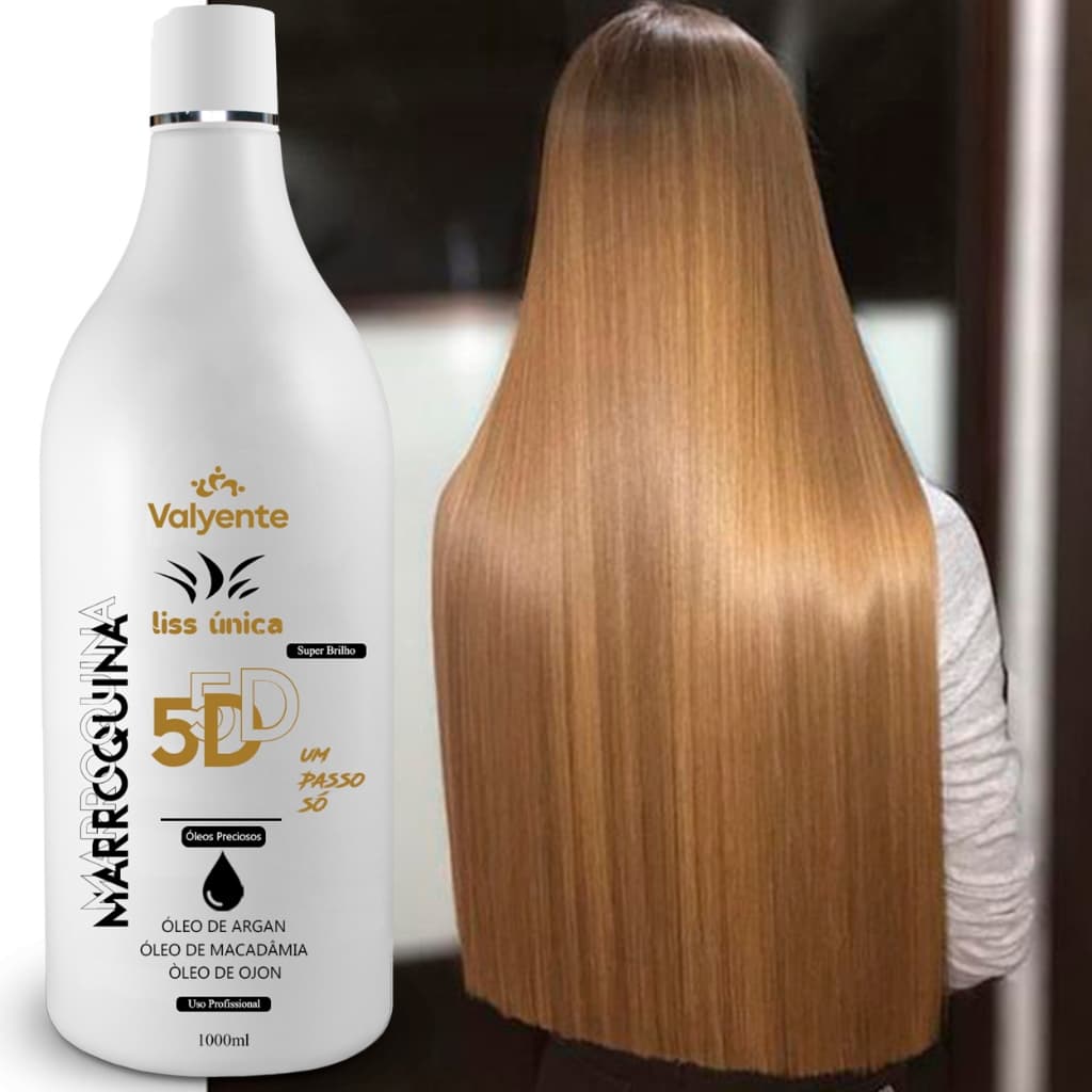 Progressiva Marroquina - Um Só Passo - Alisamento Perfeito = Resultado de Cabelos De Salão Em Casa