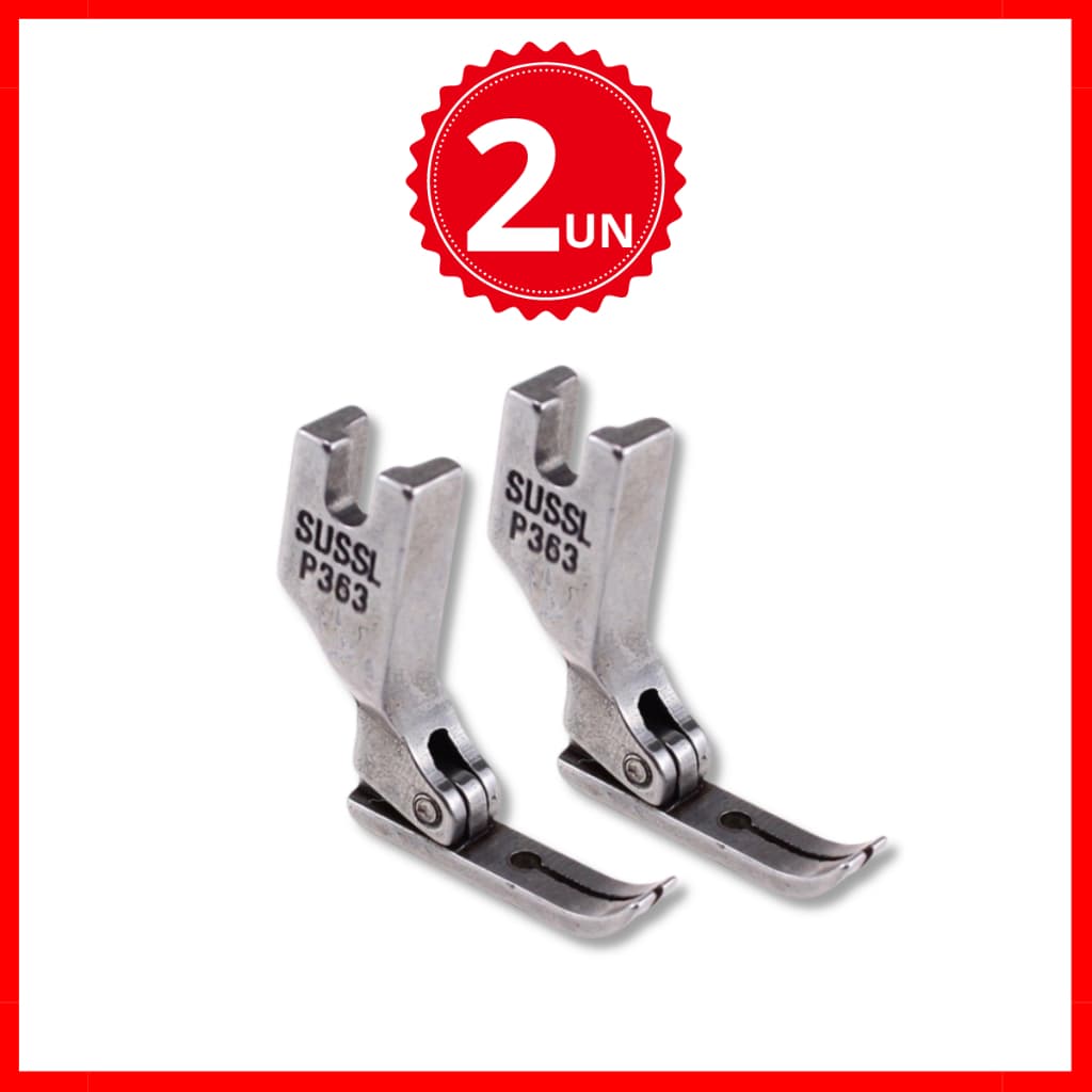 Calcador para Pregar zíper estreito para Reta Industrial