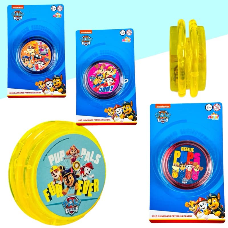 Ioio Com Led Patrulha Canina Ou Bob Esponja Com Led Promoção Presente Para Crianças