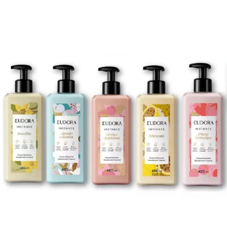 Eudora Instance Hidratante Corporal 400ml - ( Escolha o Seu Favorito )