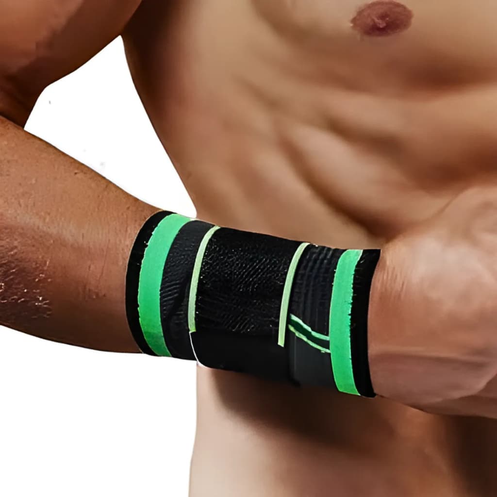 Munhequeira Ajustável De Pulso Para Musculação Academia Faixa Elástica De Compressão