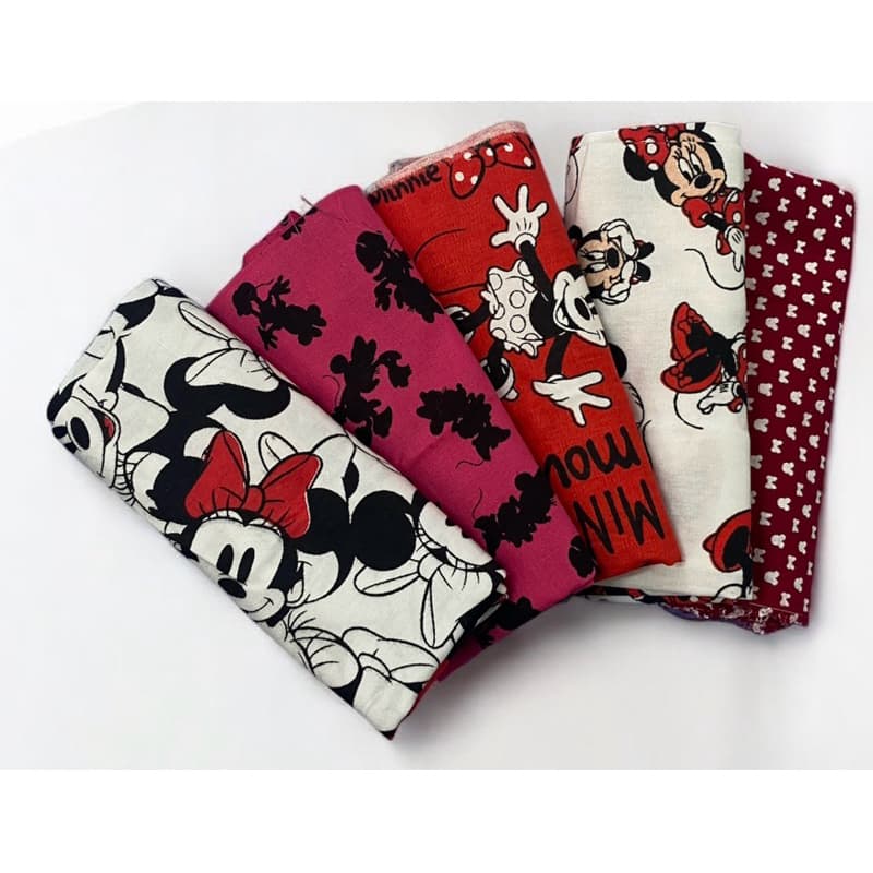 Kit de Retalho Tricoline 100% Algodão – Personagens (30x50cm cada)