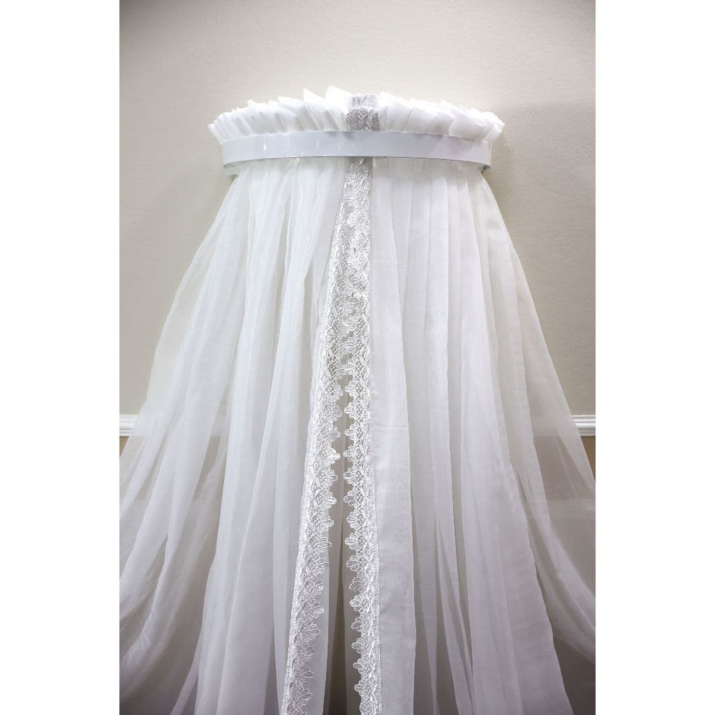 Mosquiteiro Para Dossel Voil Com Grippir Cortinado Para Berço SEM SUPORTE