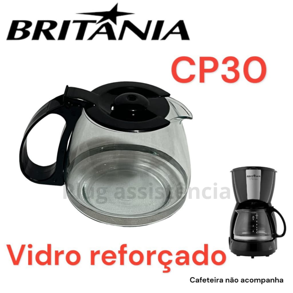 Jarra Copo BRITÂNIA CP30 - Vidro Reforçado