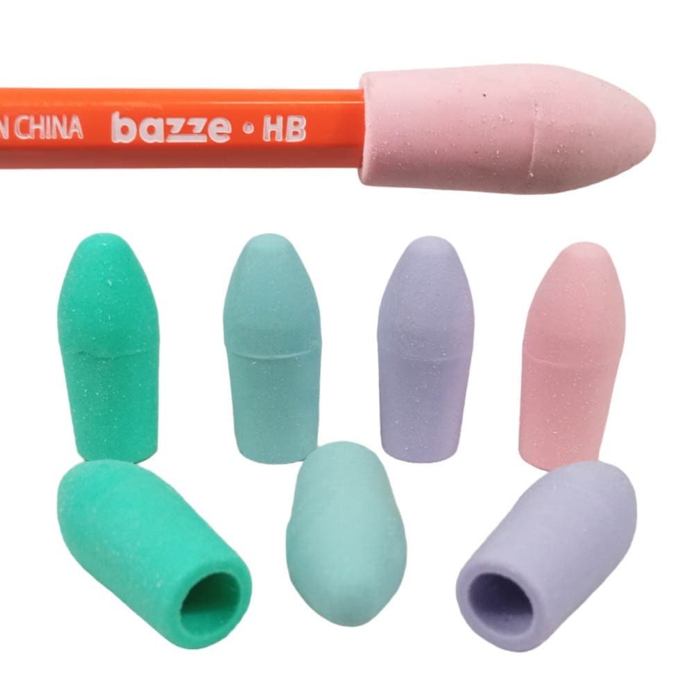 Borrachas Ponteira Coloridas Kit Com 10 20 e 100 Unidades