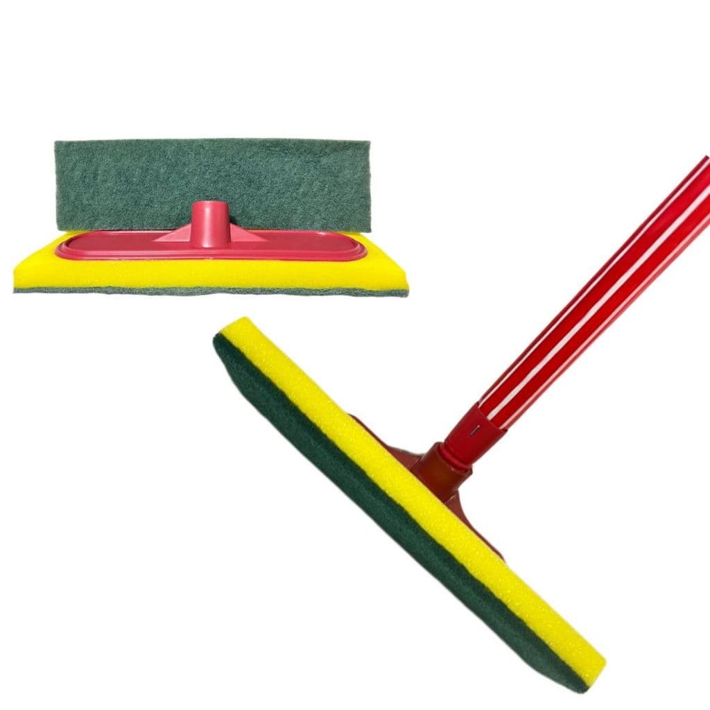 Lava Azulejo com cabo esfregao abrasivo esponja limpa piso