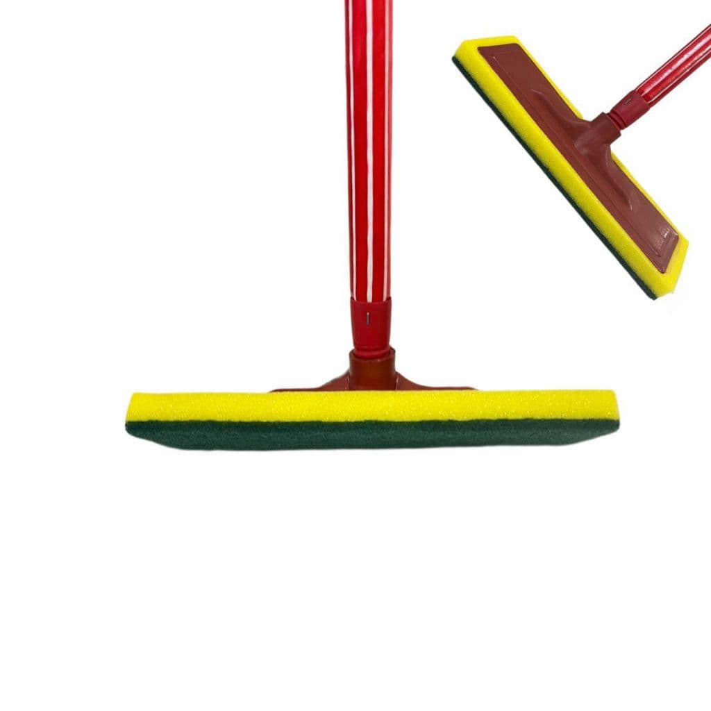 kit com 2 unidades lava azulejo com cabo grande esponja limpa piso azulejo