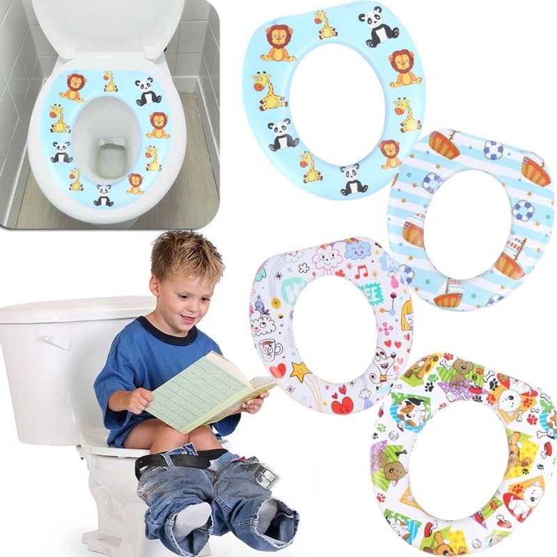 Assento Redutor Vaso Sanitário Infantil Macio Estampado Troninho