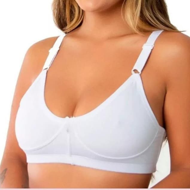 Kit 2 Sutiãs De Sustentação Reforçado Sem Bojo e Sem Aro Conforto Dia a Dia