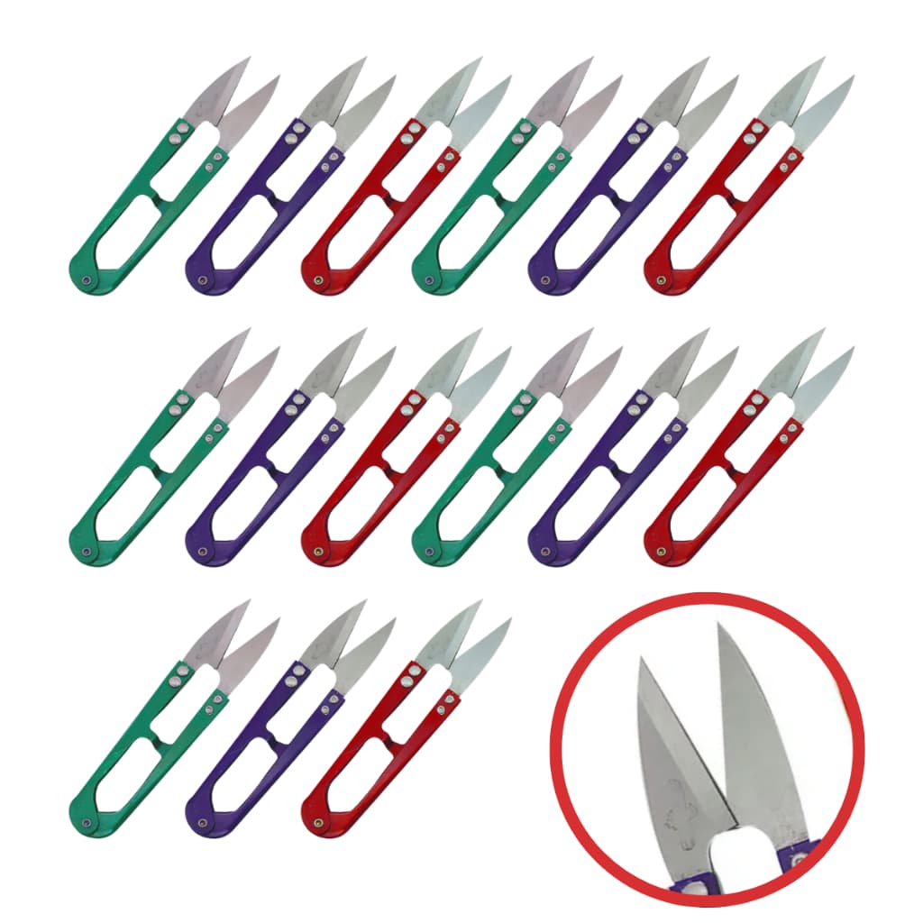 kit 6 Tesouras de arremate acabamentos, Tic Tac, Costura, Tecidos patchwork