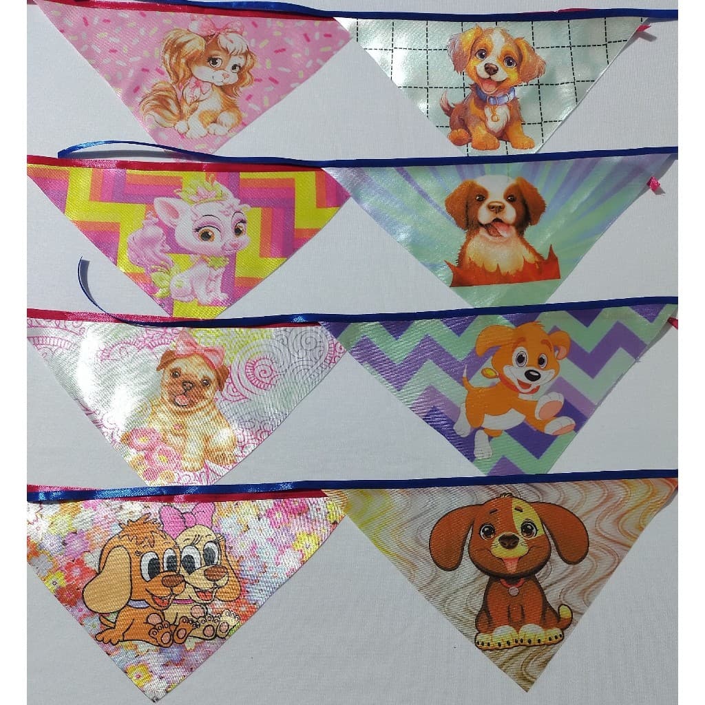 Bandana para cães e gatos kit 50 peças- atacado- pet shop, banho e tosa tamanho M- 14x28