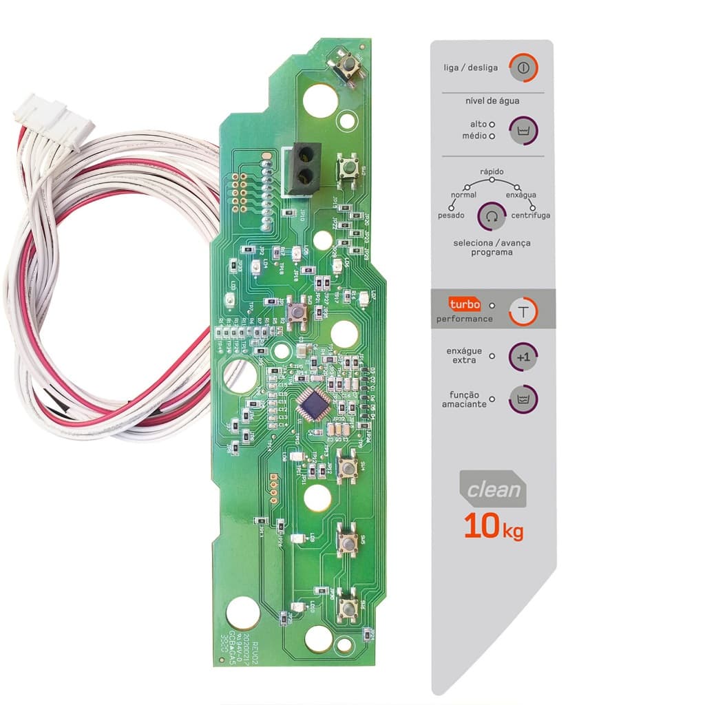 Placa Interface Compatível Lavadora Brastemp Bwc10 W10605809