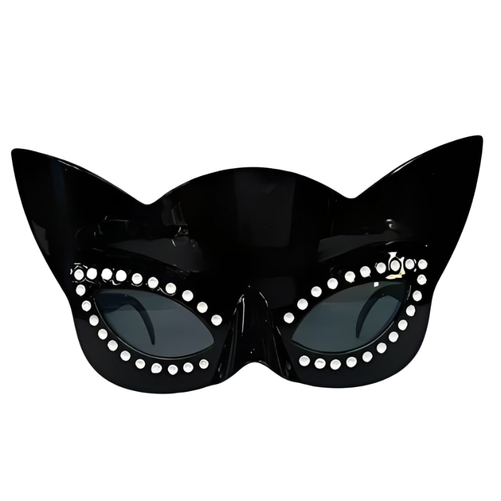 2 Óculos Máscara de Gato(a) para Fantasias de Halloween e Carnaval