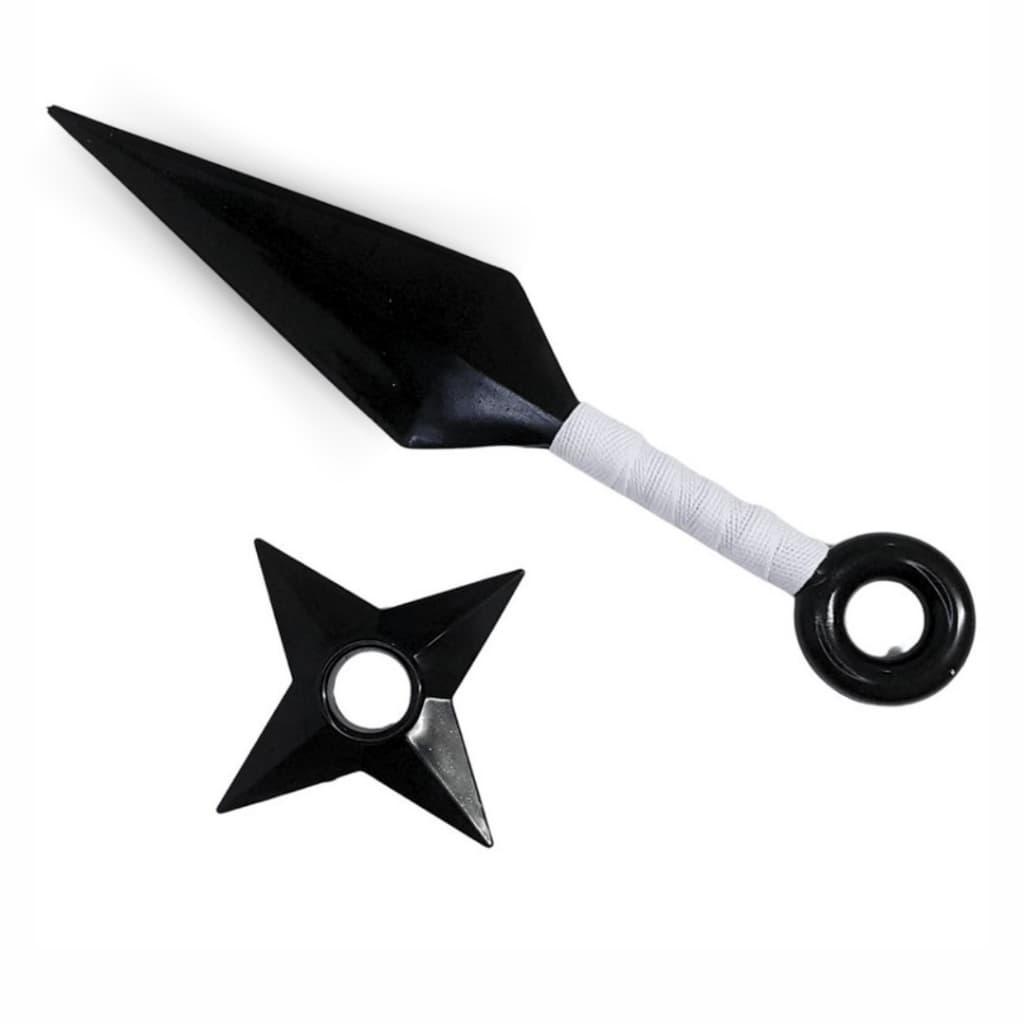 Kit Ninja com Kunai e Shuriken, Cosplay e Fantasias!