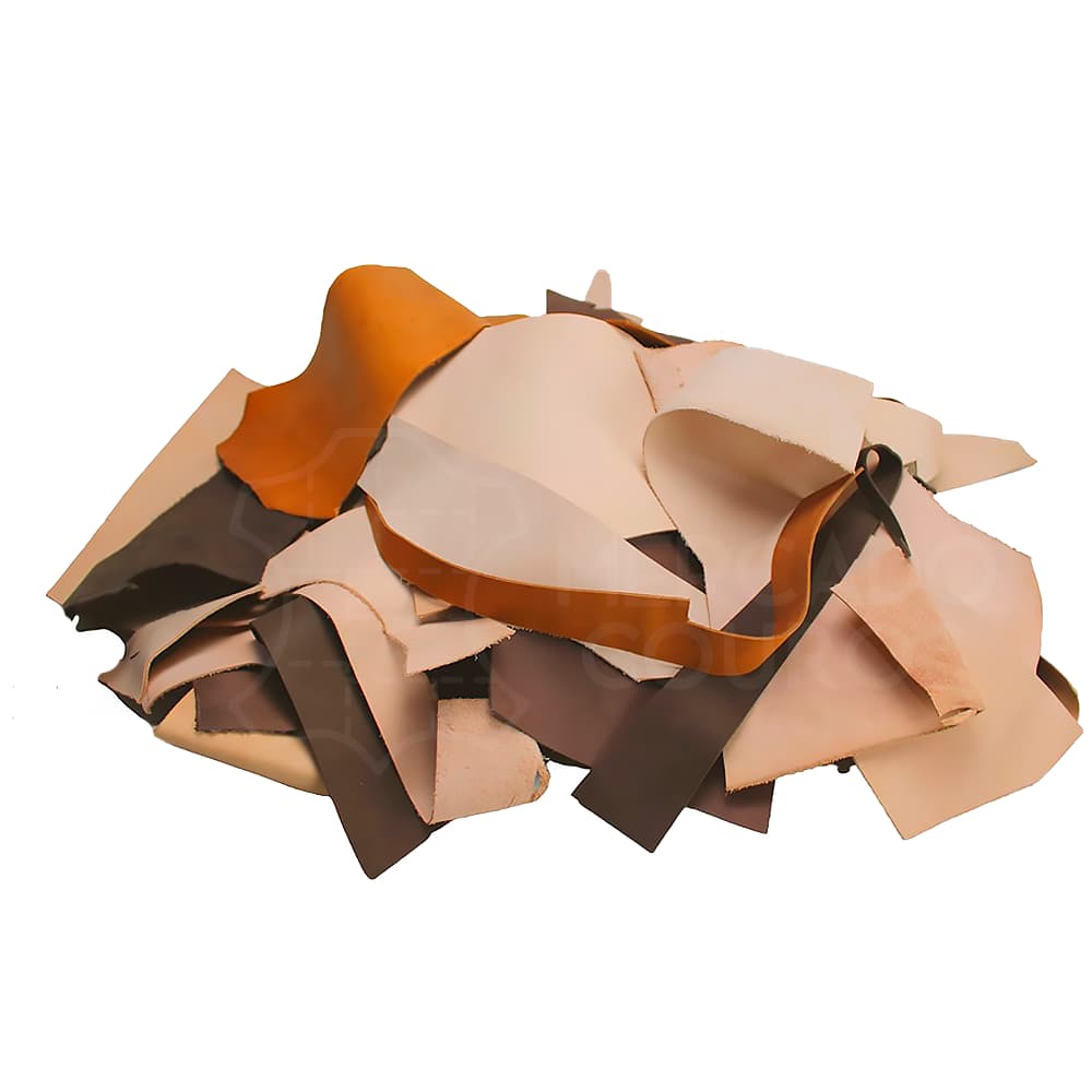 2kg Retalho Couro Legítimo Atanado Sortido Carteira Bolsas Artesanato