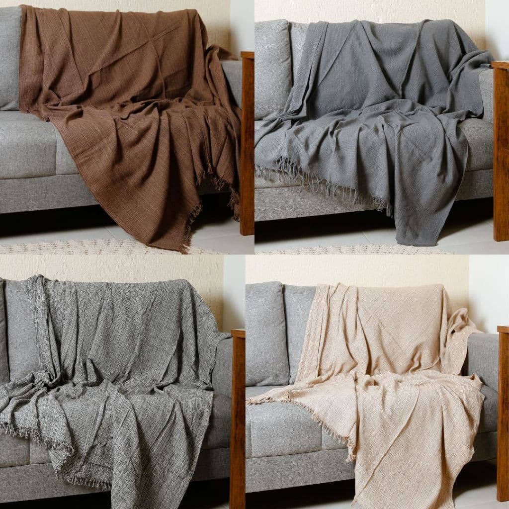 Manta Para Sofá Super King 4,00 x 1,80 100% Algodão Decoração Gigante