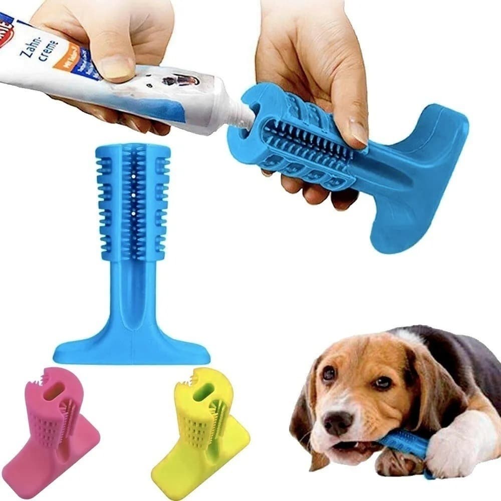 Brinquedo Mordedor Limpa Dentes Anti Stres Pet Cães Cachorro Dental Higiene Veterinária Odontológico