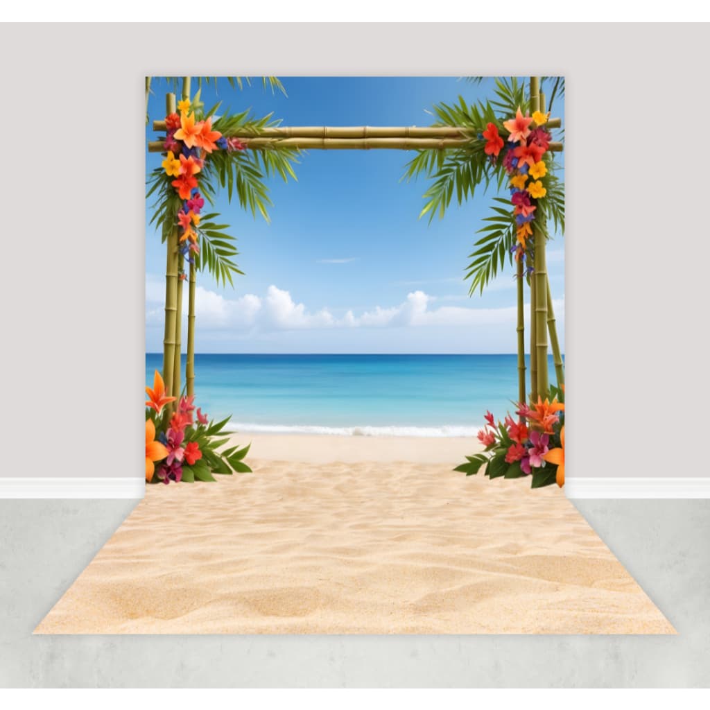 Fundo Fotográfico Lual Praia Mar Em Tecido FFT-115