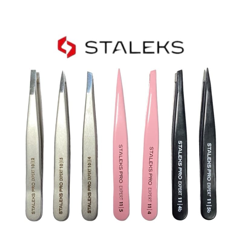 Pinça de Sobrancelha Staleks Pro - Série Expert 10 e 11