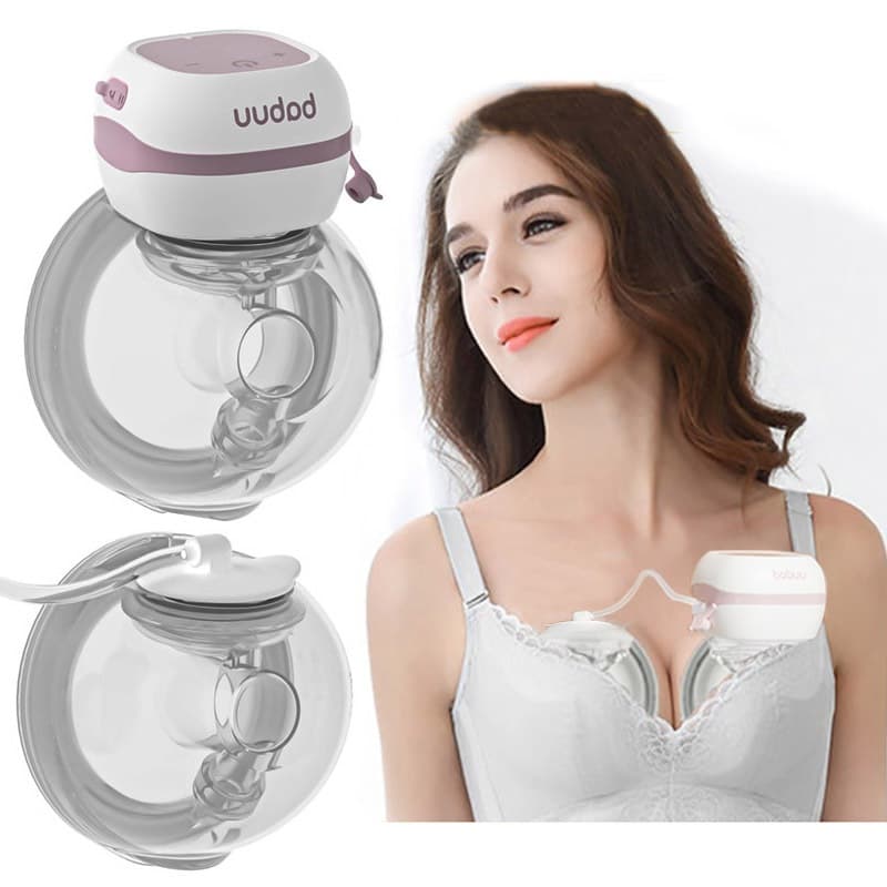 Bomba de tira leite integrada mãos livres Bomba Elétrica Portátil Para Leite Materno Recarregável