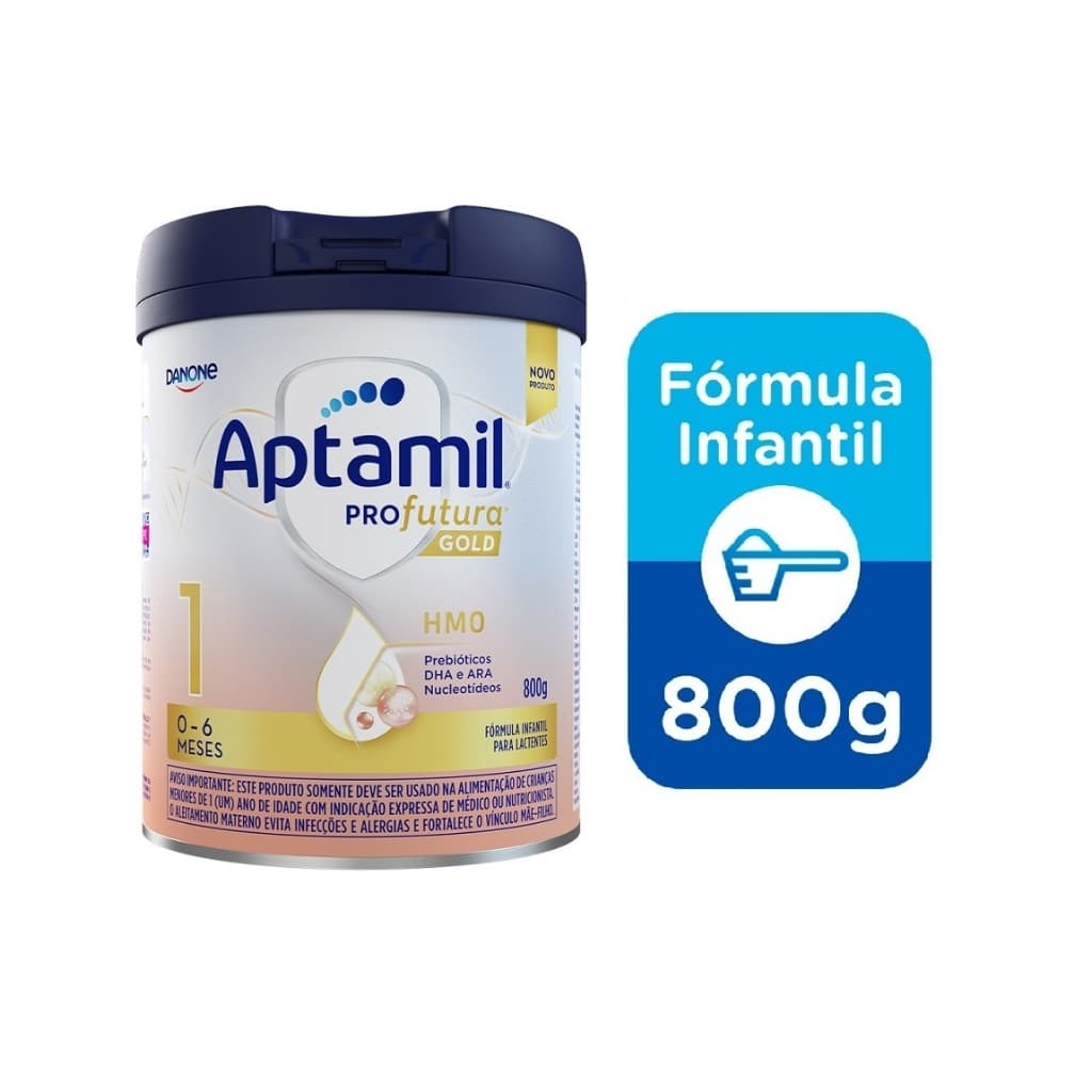 Fórmula Infantil Em Pó Danone Aptamil Gold 1 Lata 800g