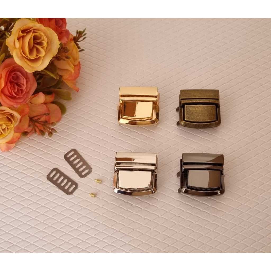 Fecho P/ Bolsa Tic Tac C/02 Unidades 3,5cm