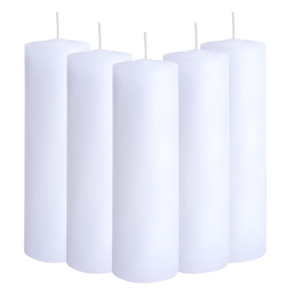 Kit 10 Vela 7 dias Branca Votiva 200g Parafina Pura