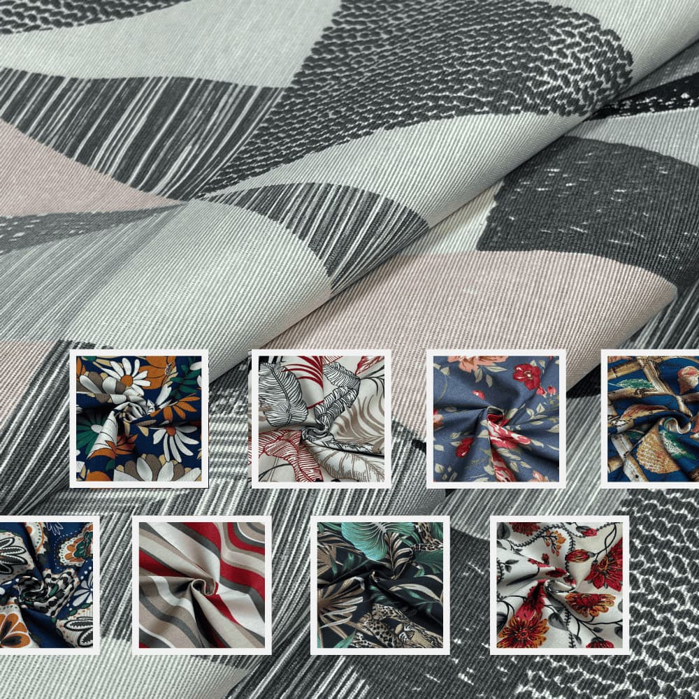 Tecido Belize Gorgurão Para Decoração 1,0m x 1,40m Estampado - Estampas Decorativas Tecido Jacquard